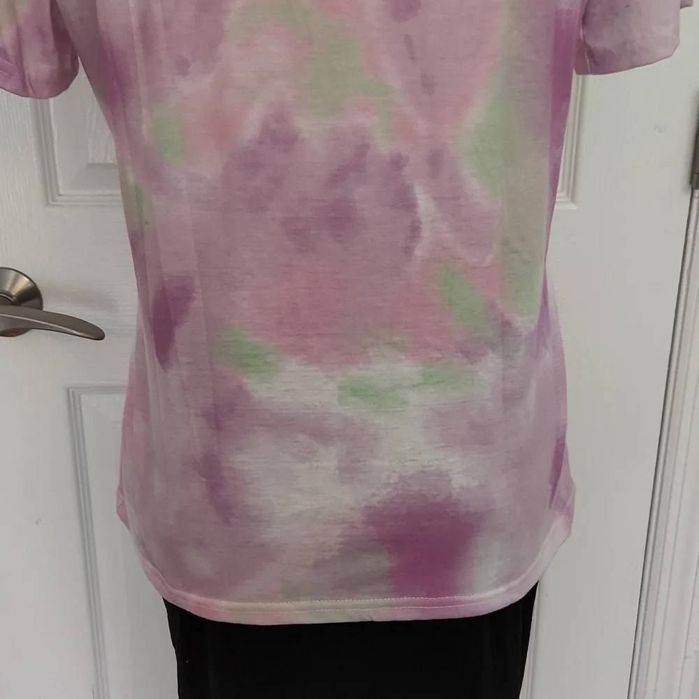 Multi Colored Tie Dye Shirt - Picture 9 of 11
